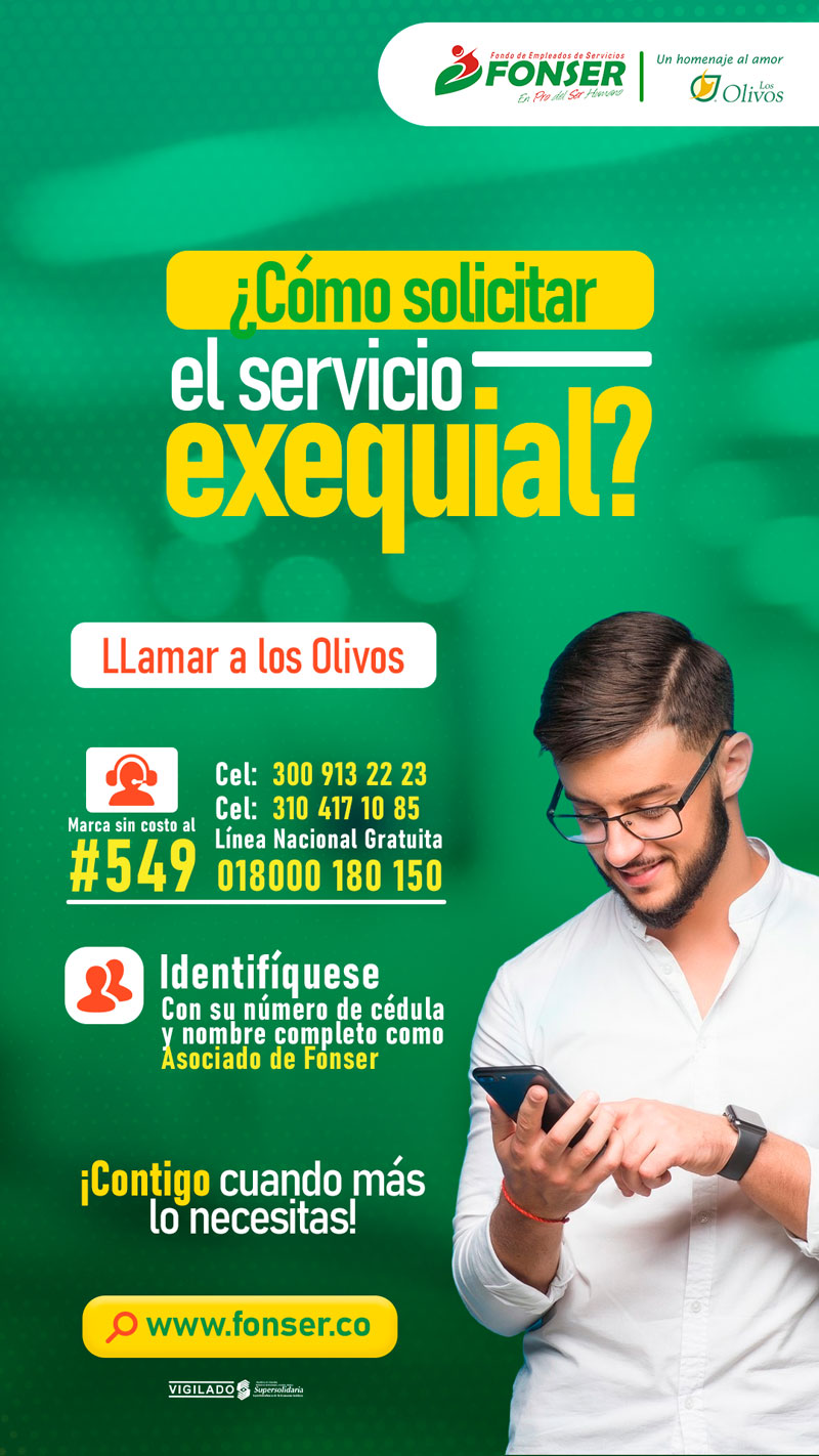 Servicio Exequial FONSER — Funeraria Los Olivos